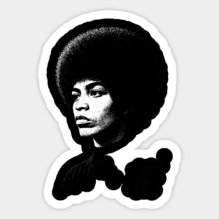Angela Davis, Civil Rights Activist Sticker